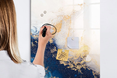 Tableau magnétique effaçable Un tableau élégant pour les notes et les photos