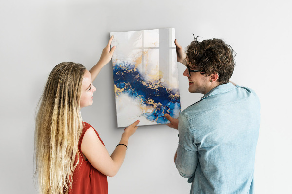 Tableau magnétique effaçable Un tableau élégant pour les notes et les photos