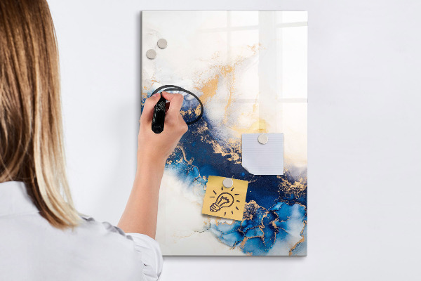 Tableau magnétique effaçable Un tableau élégant pour les notes et les photos