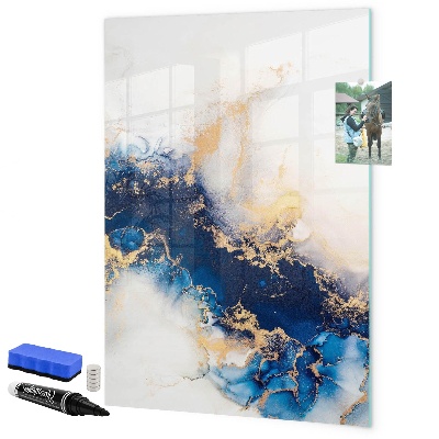 Tableau magnétique effaçable Un tableau élégant pour les notes et les photos