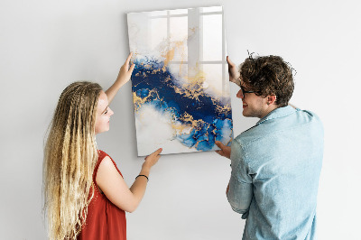 Tableau magnétique effaçable Un tableau élégant pour les notes et les photos