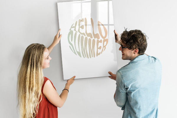 Tableau magnétique effaçable Un été rempli de souvenirs et de joie