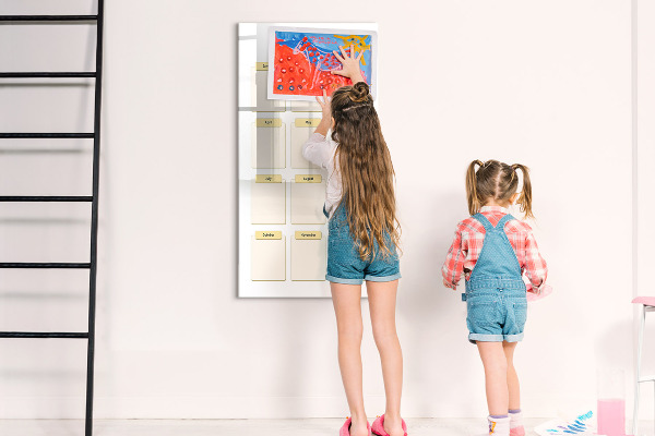 Tableau effaçable magnétique Calendrier annuel personnalisable