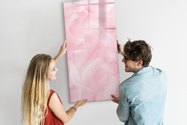 Tableau effaçable magnétique Tableau rose pour les notes et les photos