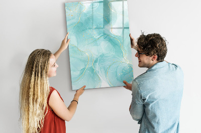 Tableau effaçable magnétique Un tableau coloré pour présenter des photos