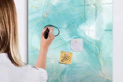 Tableau effaçable magnétique Un tableau coloré pour présenter des photos
