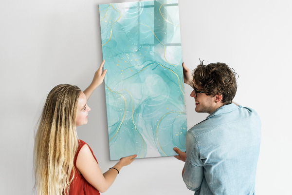 Tableau effaçable magnétique Un tableau coloré pour présenter des photos