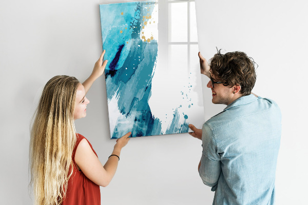 Tableau magnétique effaçable Un tableau coloré pour les photos et les notes