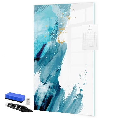 Tableau magnétique effaçable Un tableau coloré pour les photos et les notes