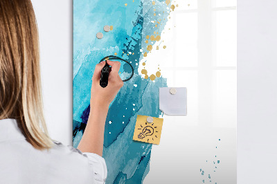 Tableau magnétique effaçable Un tableau coloré pour les photos et les notes