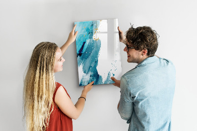 Tableau magnétique effaçable Un tableau coloré pour les photos et les notes