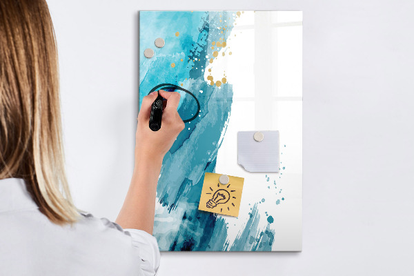 Tableau magnétique effaçable Un tableau coloré pour les photos et les notes