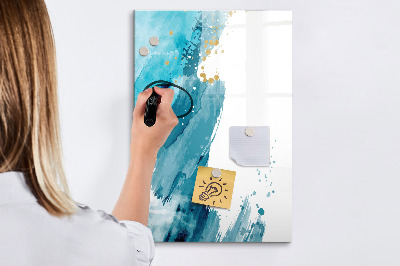 Tableau magnétique effaçable Un tableau coloré pour les photos et les notes