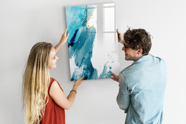 Tableau magnétique effaçable Un tableau coloré pour les photos et les notes