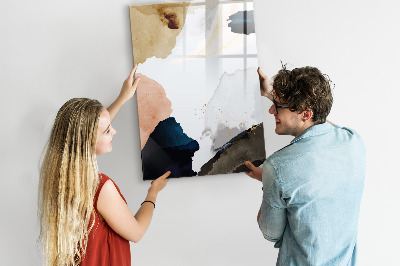 Tableau magnétique effaçable Un tableau élégant pour les notes et les photos