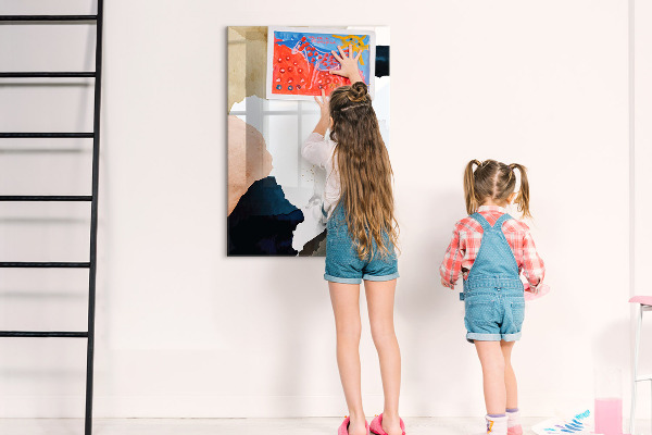 Tableau magnétique effaçable Un tableau élégant pour les notes et les photos