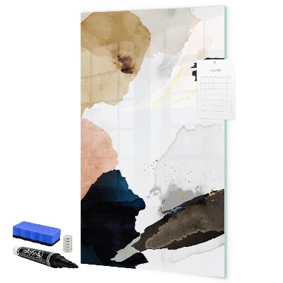 Tableau magnétique effaçable Un tableau élégant pour les notes et les photos