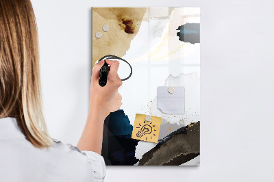 Tableau magnétique effaçable Un tableau élégant pour les notes et les photos