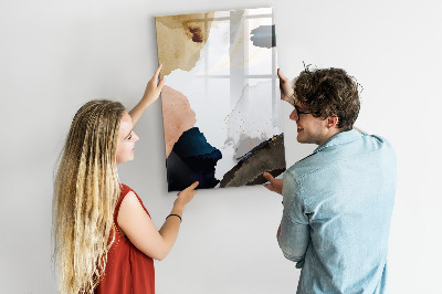 Tableau magnétique effaçable Un tableau élégant pour les notes et les photos