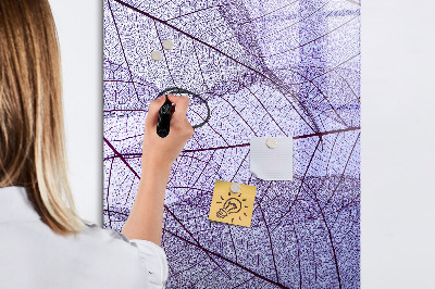 Tableau effaçable magnétique Tableau magnétique à motif de feuilles
