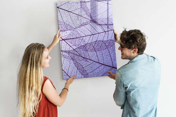 Tableau effaçable magnétique Tableau magnétique à motif de feuilles