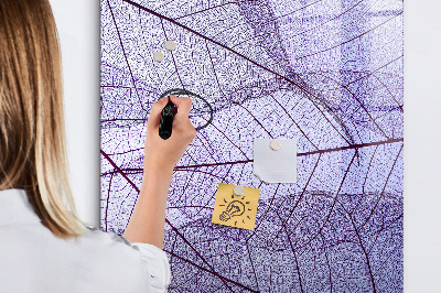 Tableau effaçable magnétique Tableau magnétique à motif de feuilles