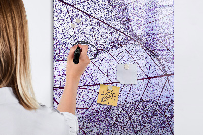 Tableau effaçable magnétique Tableau magnétique à motif de feuilles
