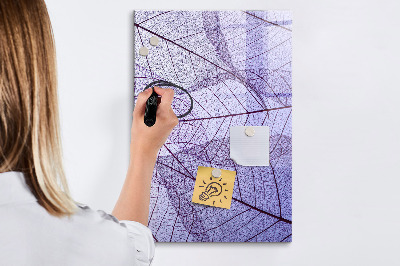 Tableau effaçable magnétique Tableau magnétique à motif de feuilles