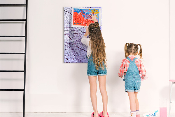 Tableau effaçable magnétique Tableau magnétique à motif de feuilles