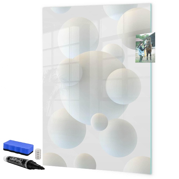 Tableau magnétique effaçable Un tableau pratique pour les notes et les photos