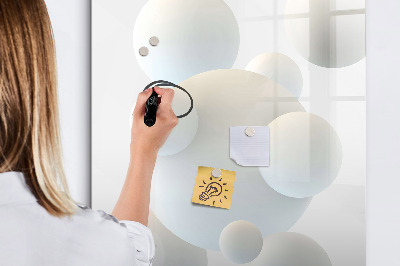 Tableau magnétique effaçable Un tableau pratique pour les notes et les photos