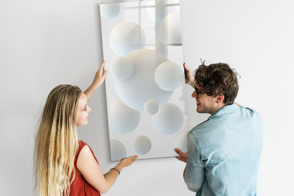 Tableau magnétique effaçable Un tableau pratique pour les notes et les photos