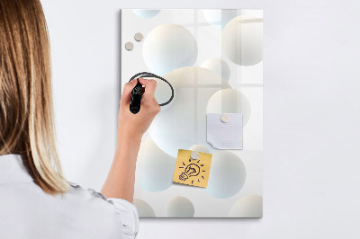 Tableau magnétique effaçable Un tableau pratique pour les notes et les photos