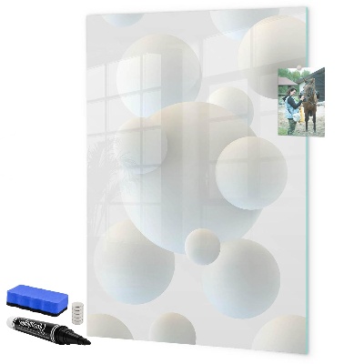 Tableau magnétique effaçable Un tableau pratique pour les notes et les photos