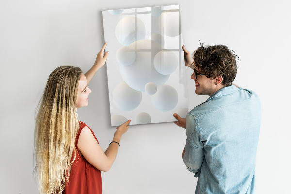 Tableau magnétique effaçable Un tableau pratique pour les notes et les photos