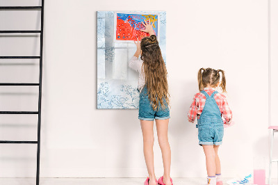 Tableau effaçable magnétique Tableau créatif pour photos et notes
