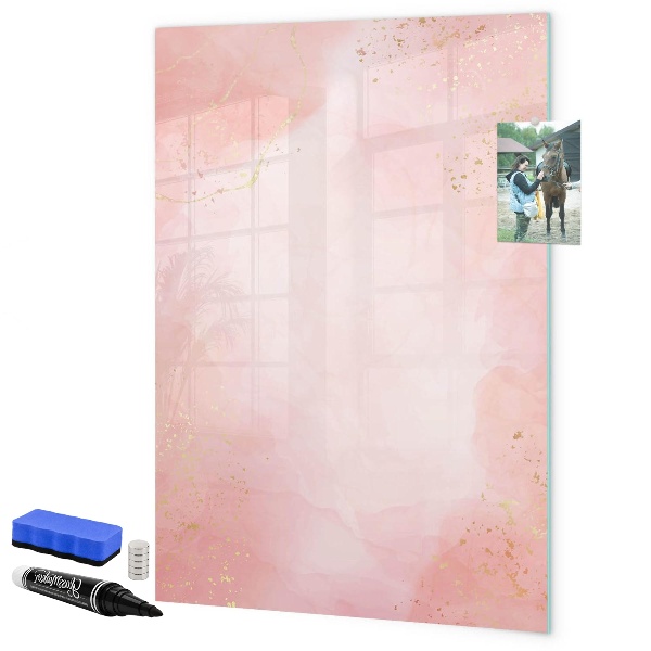 Tableau effaçable magnétique Tableau pastel pour photos et notes