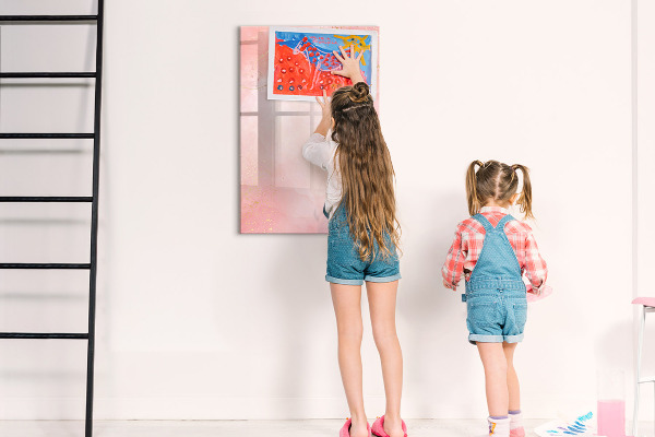 Tableau effaçable magnétique Tableau pastel pour photos et notes