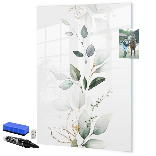 Tableau effaçable magnétique Tableau élégant pour photos et notes