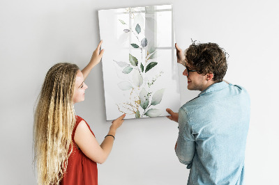 Tableau effaçable magnétique Tableau élégant pour photos et notes