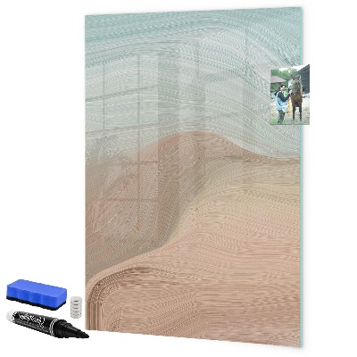 Tableau magnétique effaçable Un tableau coloré pour les notes et les photos