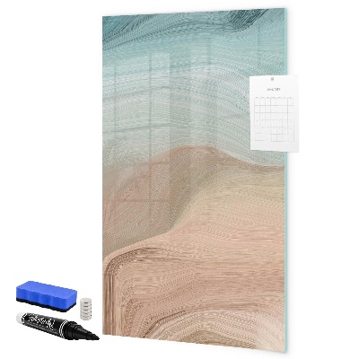 Tableau magnétique effaçable Un tableau coloré pour les notes et les photos