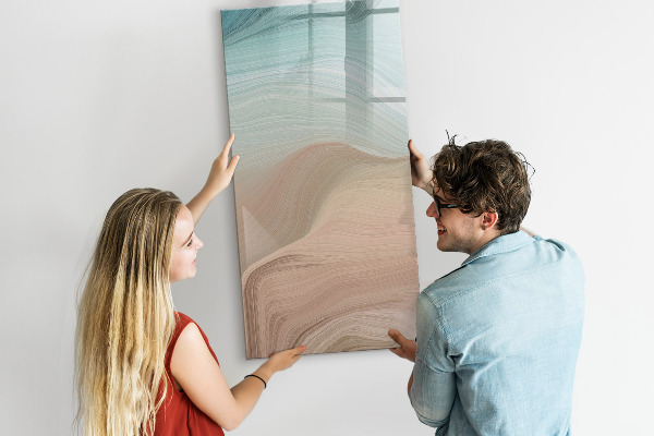 Tableau magnétique effaçable Un tableau coloré pour les notes et les photos