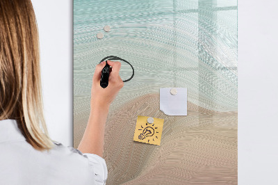 Tableau magnétique effaçable Un tableau coloré pour les notes et les photos