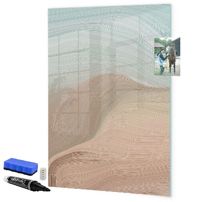 Tableau magnétique effaçable Un tableau coloré pour les notes et les photos