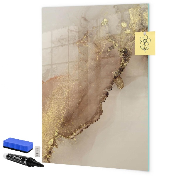 Tableau magnétique effaçable Tableau élégant pour photos et notes