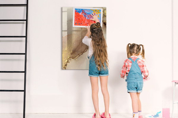 Tableau magnétique effaçable Tableau élégant pour photos et notes