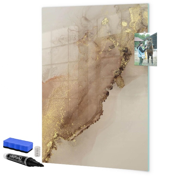 Tableau magnétique effaçable Tableau élégant pour photos et notes