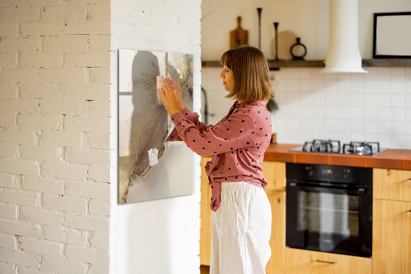 Tableau magnétique effaçable Tableau élégant pour photos et notes