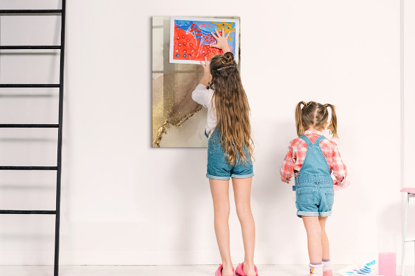 Tableau magnétique effaçable Tableau élégant pour photos et notes